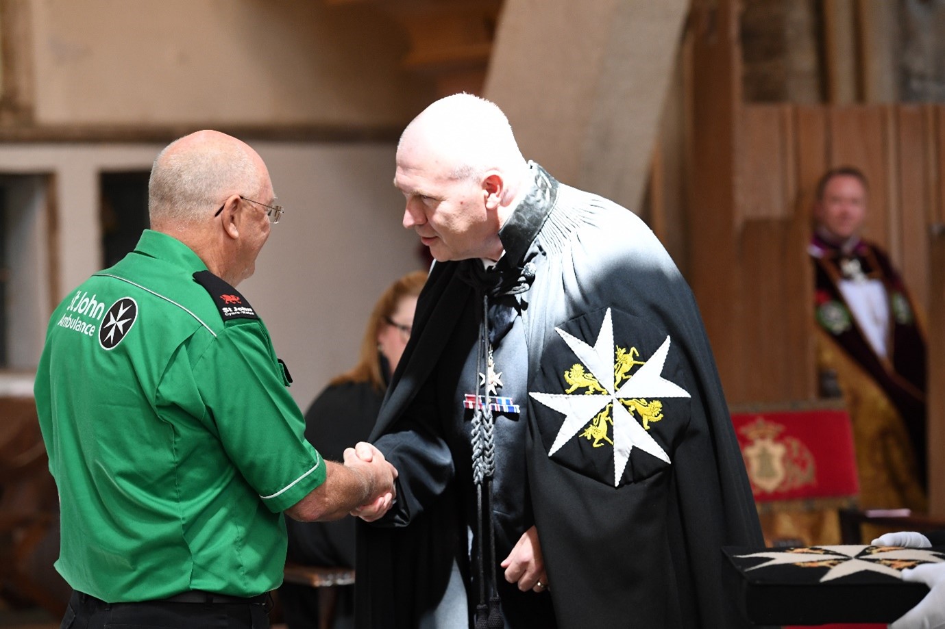 David, who volunteers at St John Ambulance Cymru's Deeside and Mold Division